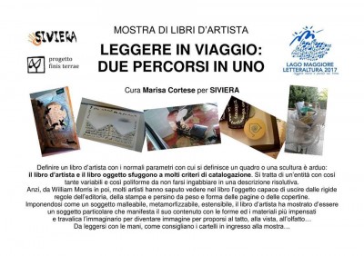 Leggere in viaggio: due percorsi in uno - mostra di libri d&#039;artista